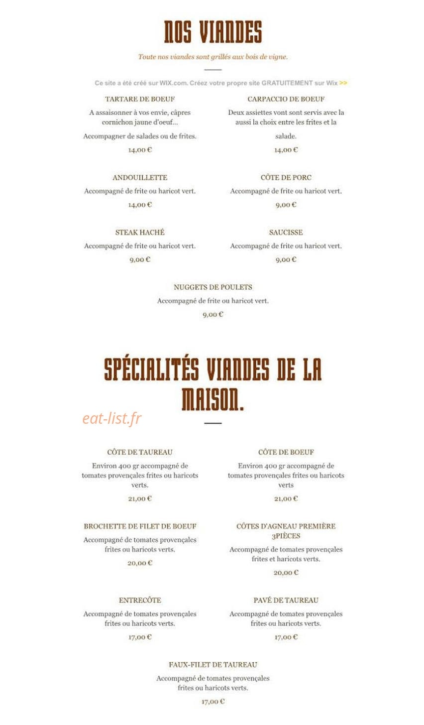 Le Petit Mazet — carte page 2