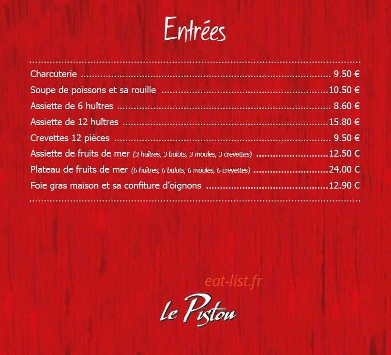 Le Pistou — carte page 1
