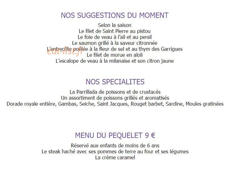 Le Provençal — carte page 2