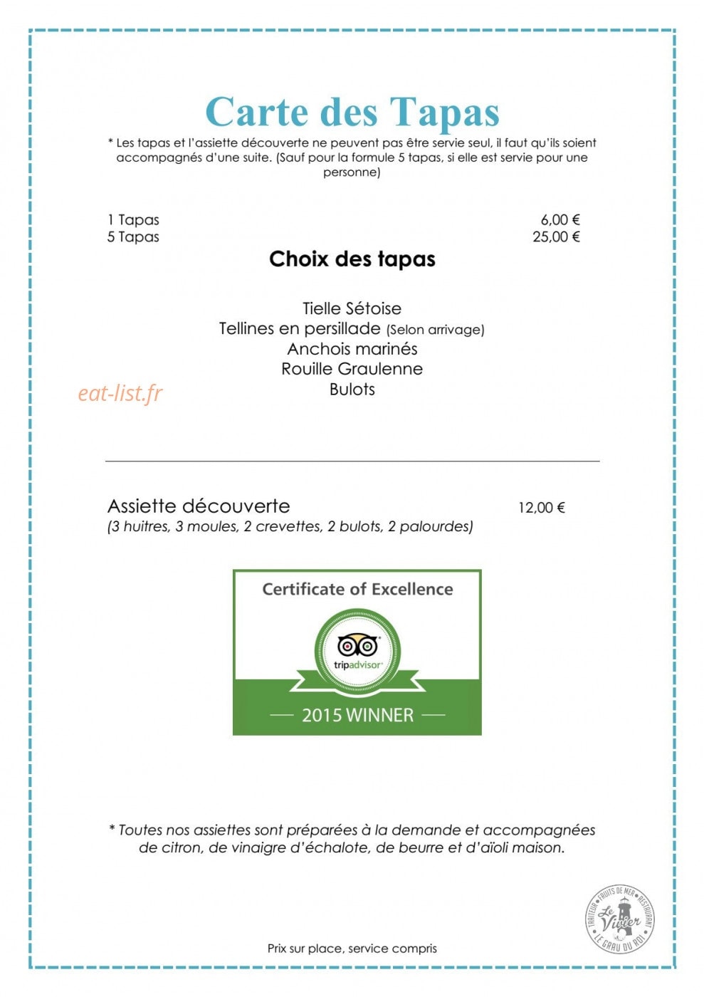 Le Vivier — carte page 7