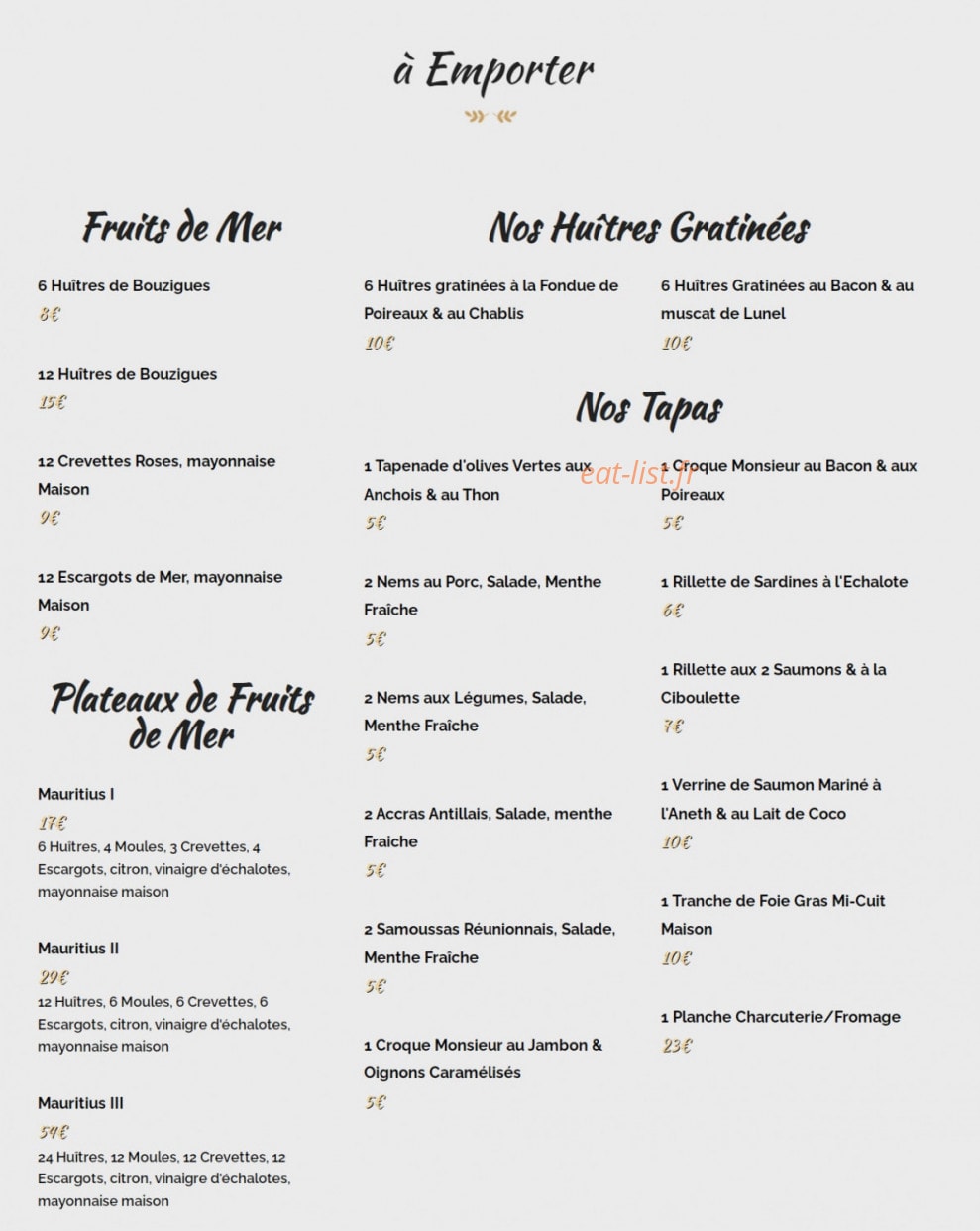Maurice — carte page 11