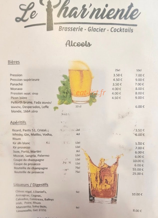 Phar’niente — carte page 4