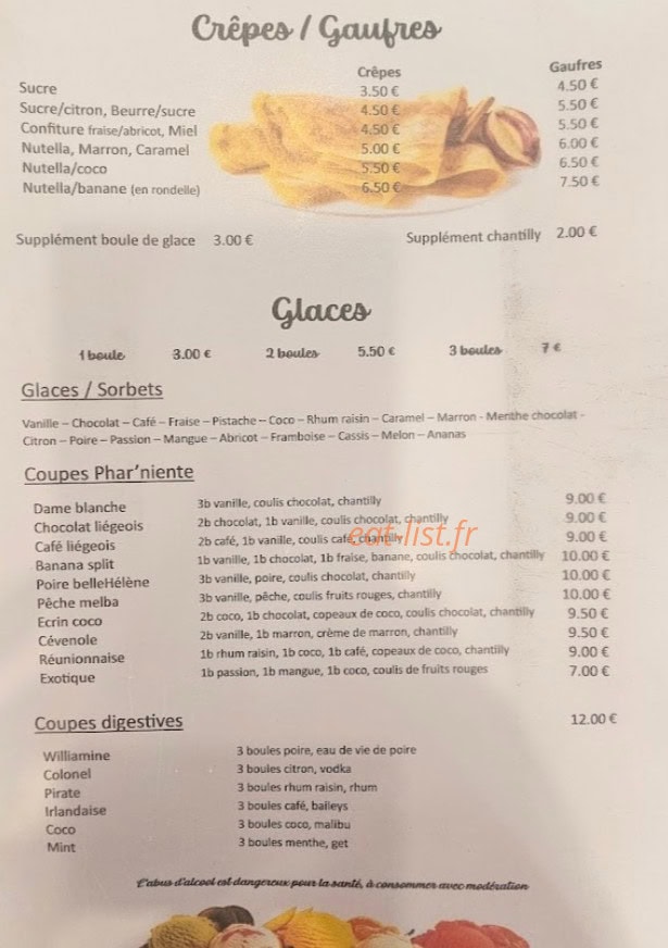 Phar’niente — carte page 1