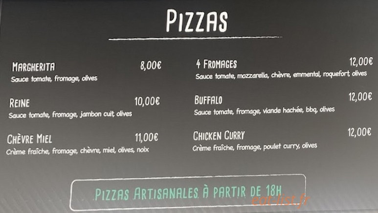 Pick up snack — carte page 3