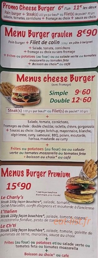 Pizza et compagnie — carte page 2