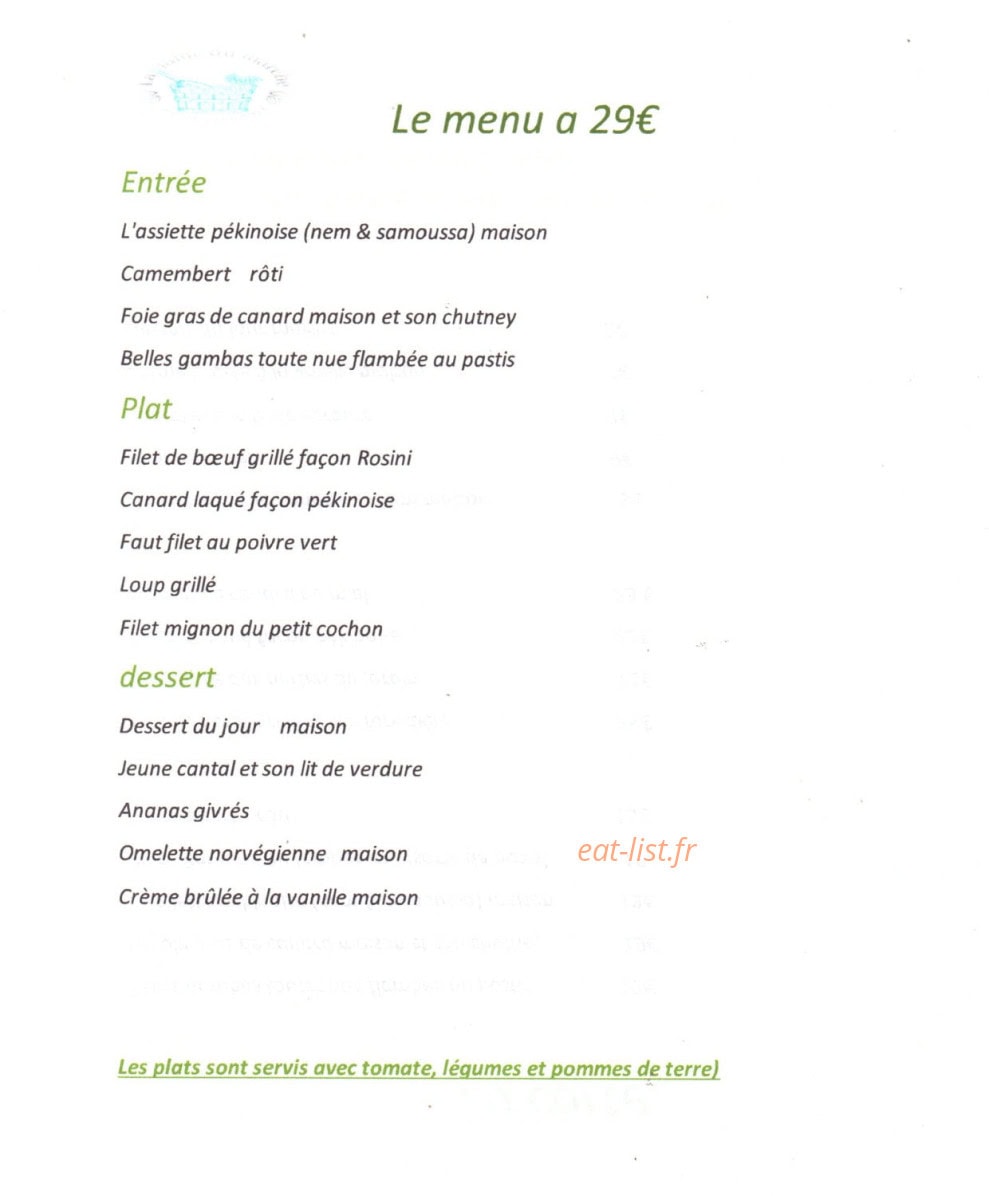 Le Grand Jardin — carte page 1