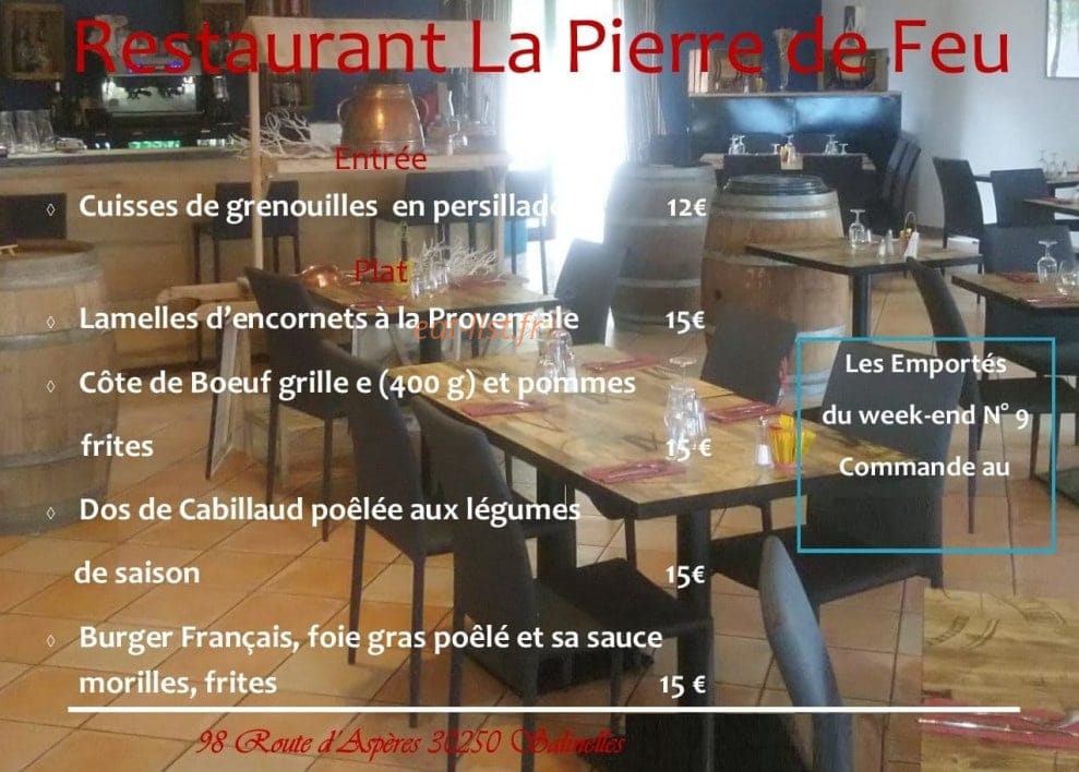 La Pierre De feu — carte page 1
