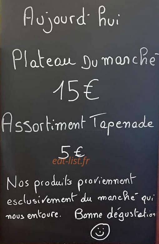 Café du Commerce — carte page 1