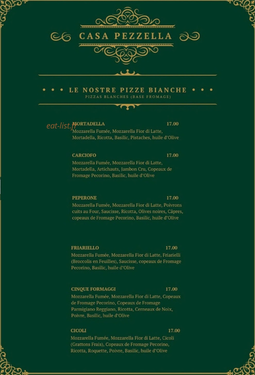Casa Pezzella — carte page 2