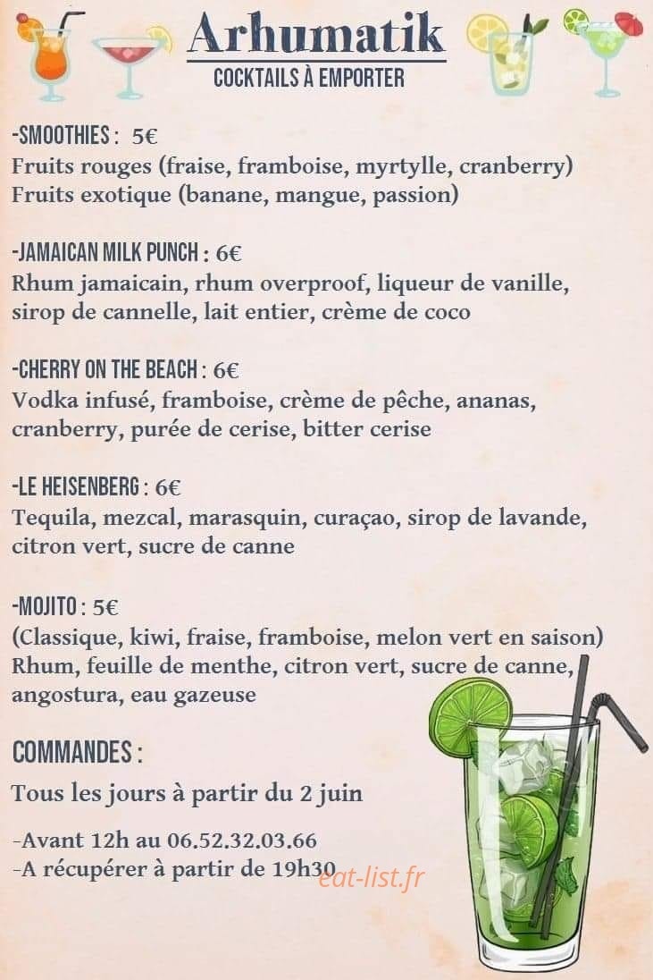 L’arhumatik — carte page 2