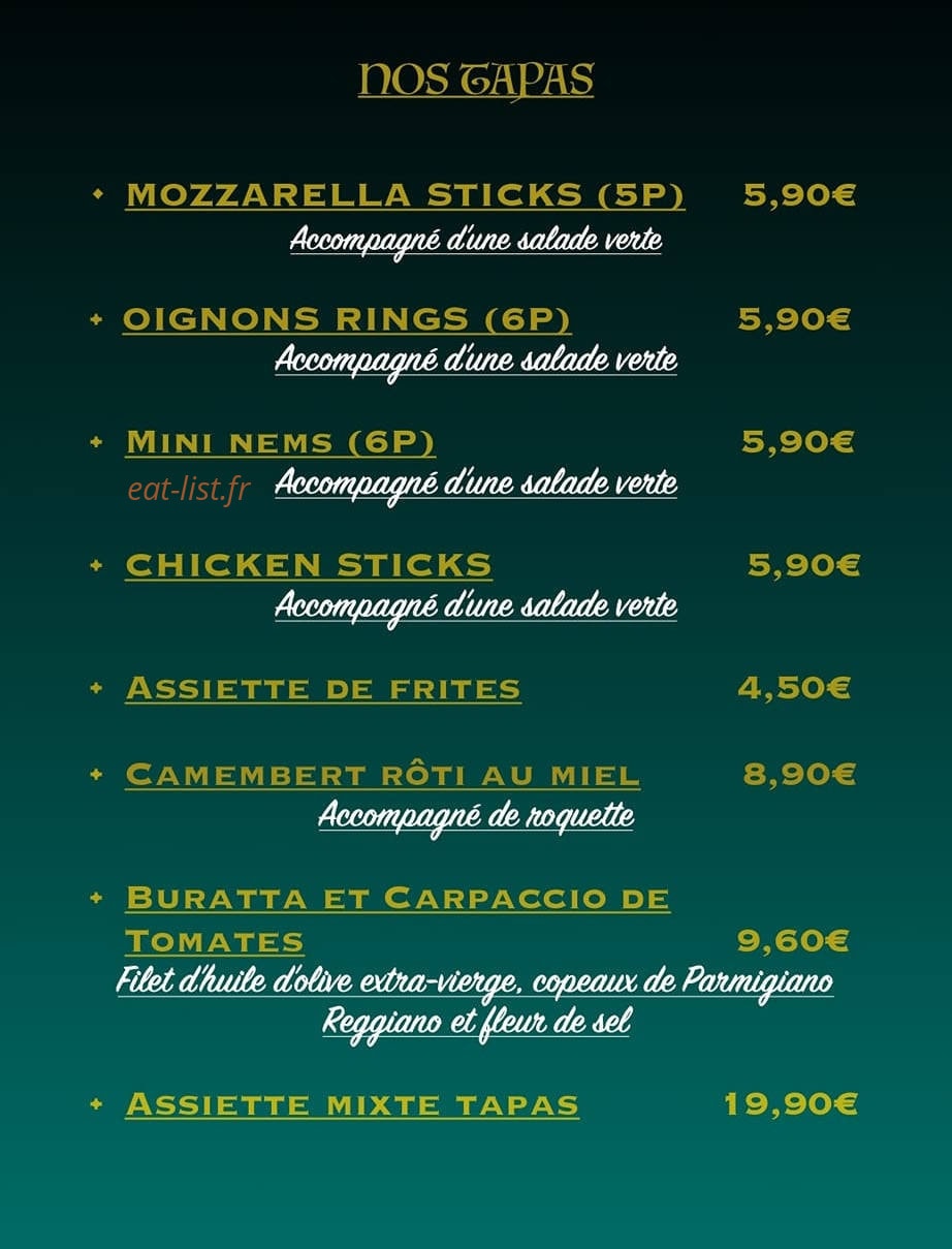 L' Arte del Gusto — carte page 2