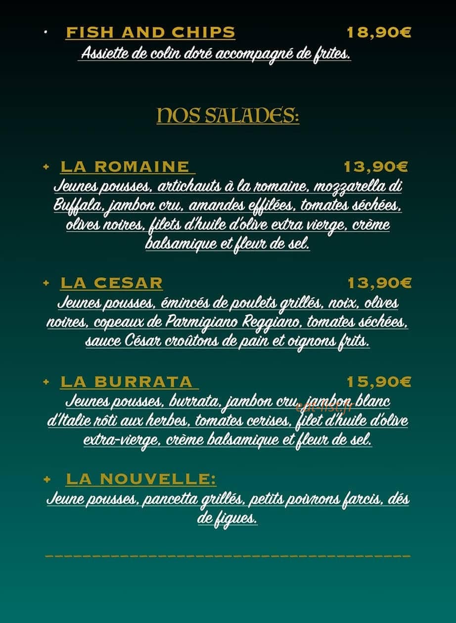 L' Arte del Gusto — carte page 5