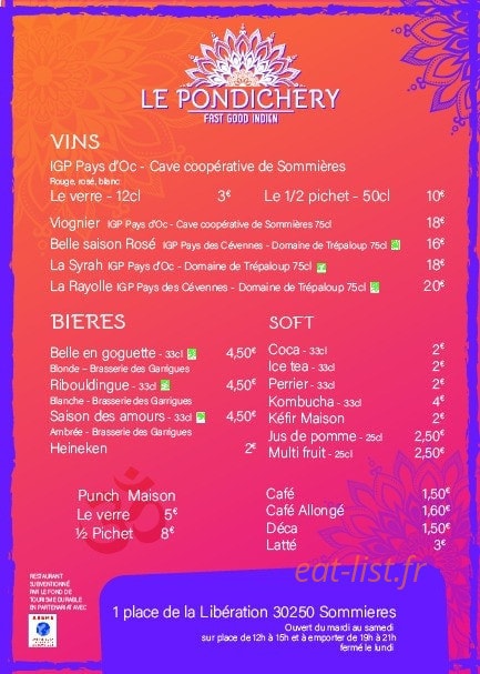 Le Pondichery — carte page 2
