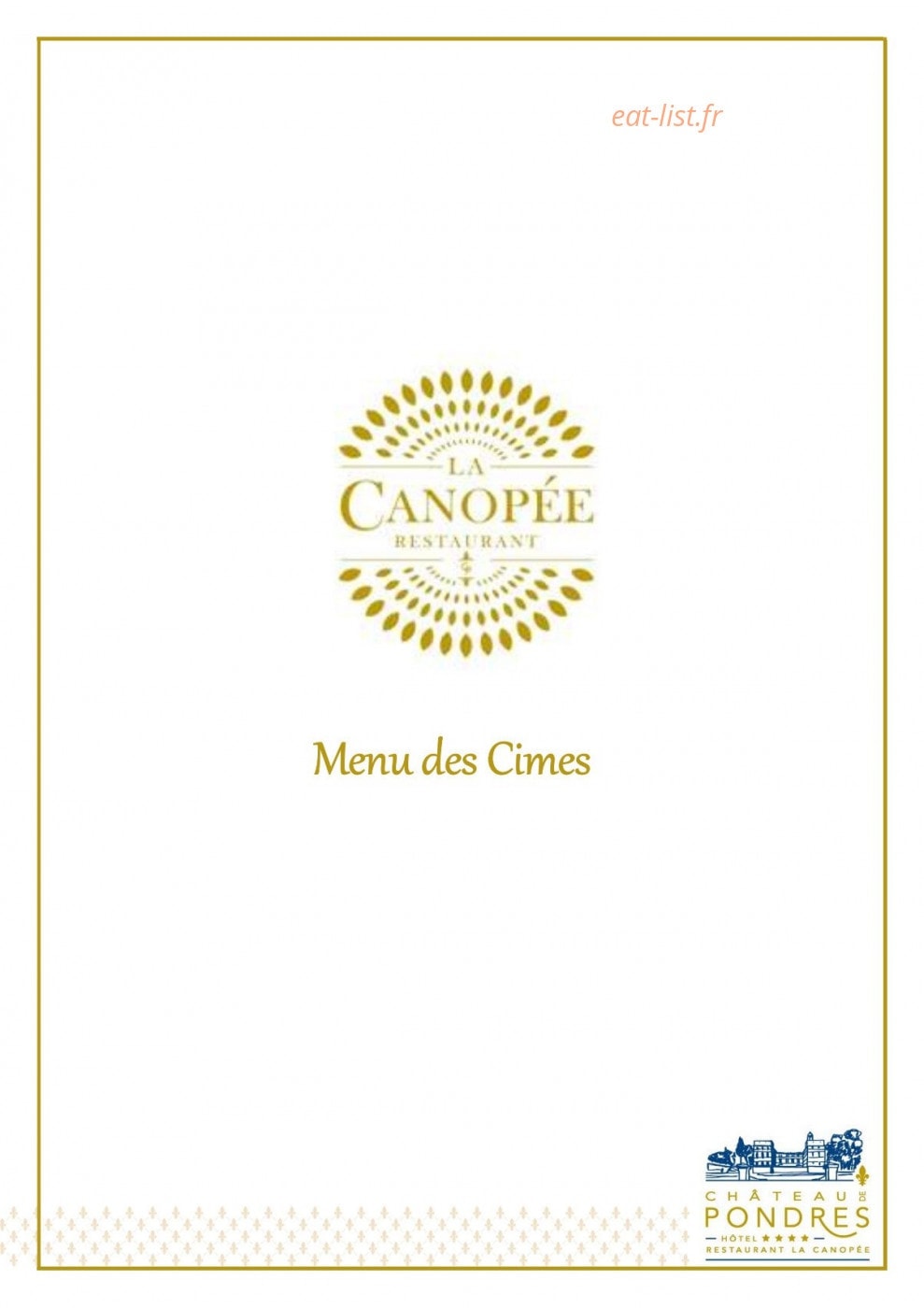 La Canopée — carte page 5