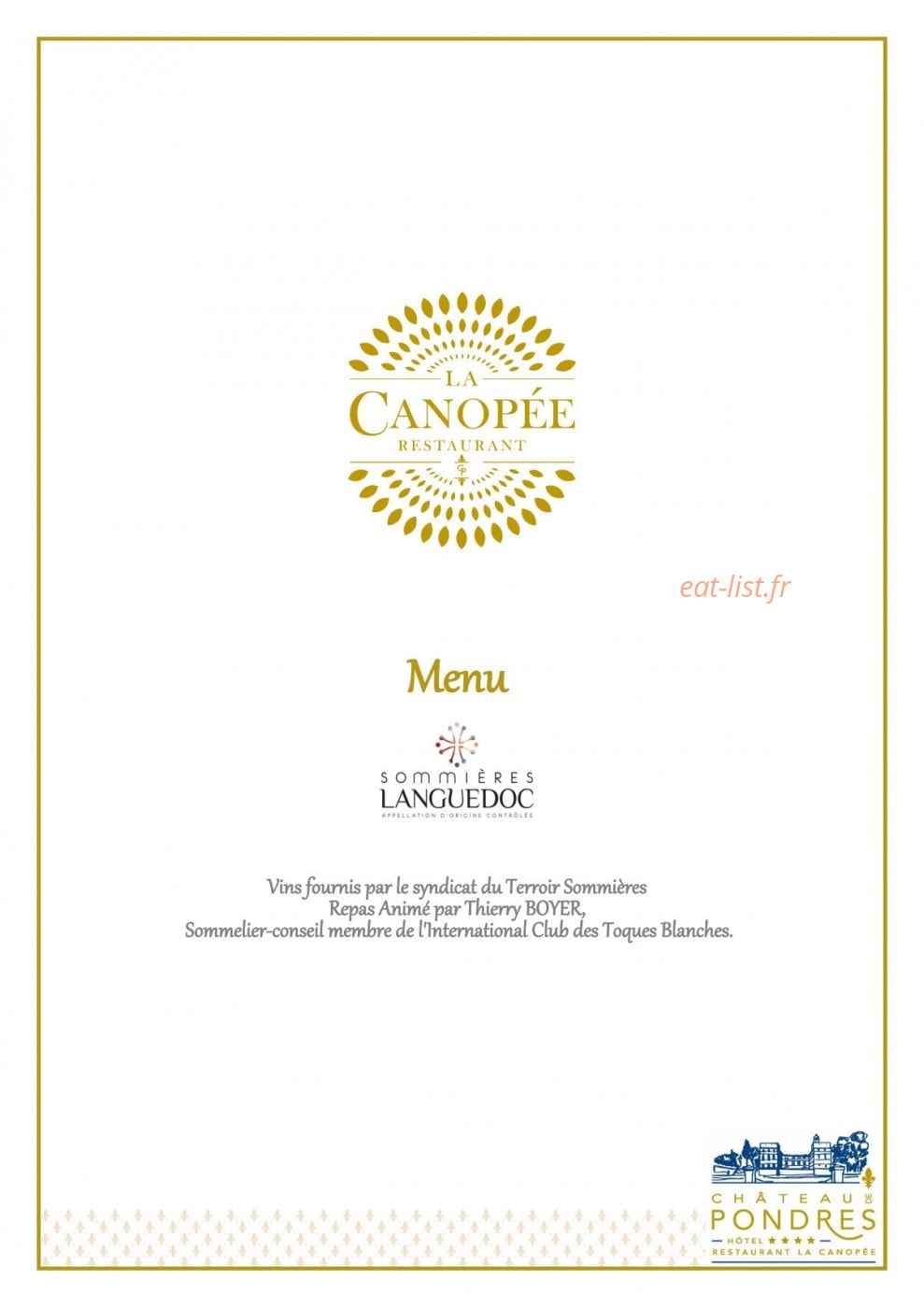 La Canopée — carte page 11