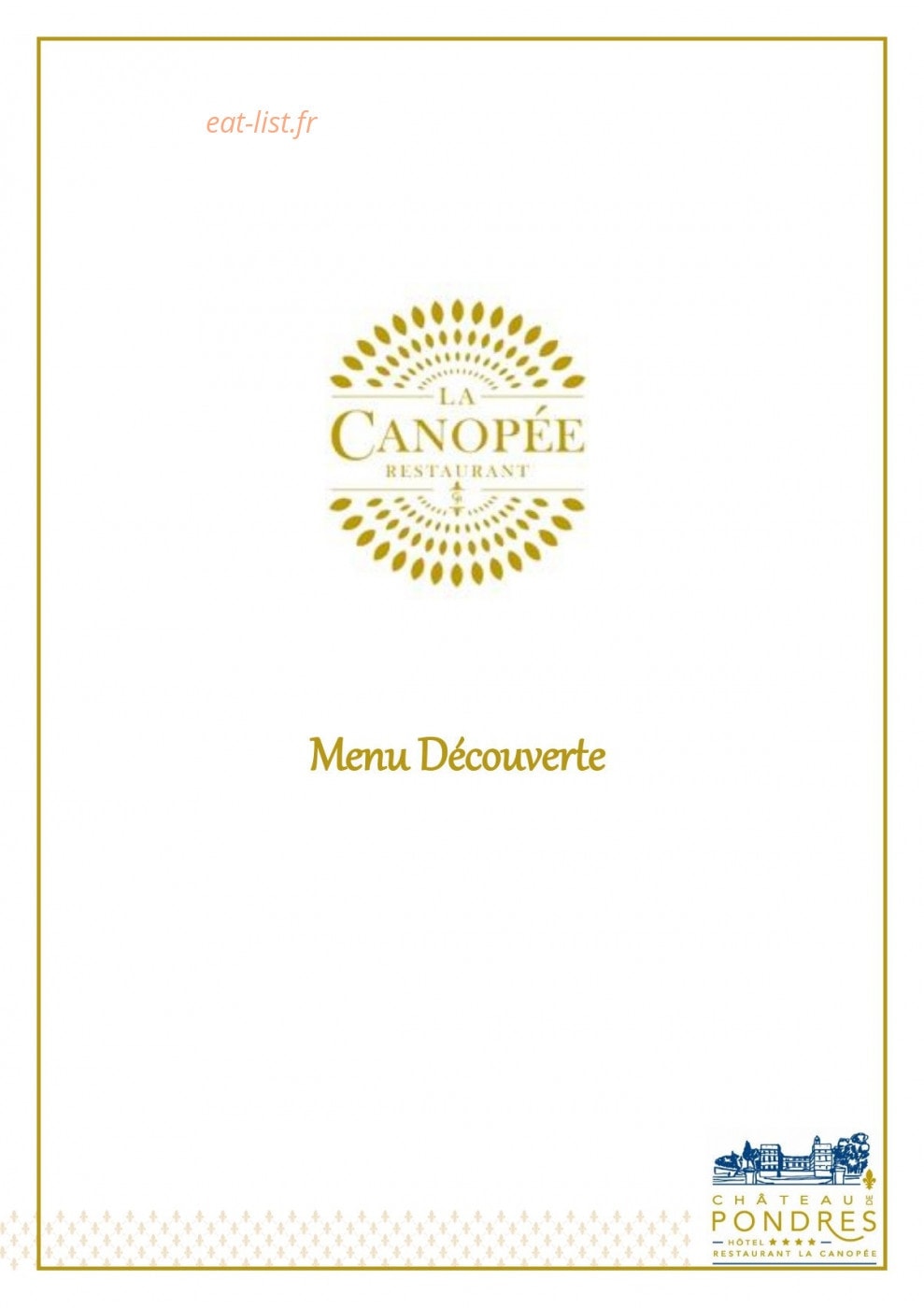 La Canopée — carte page 3
