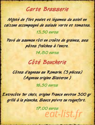 Aime Restauration — carte page 9