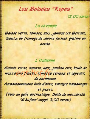 Aime Restauration — carte page 12