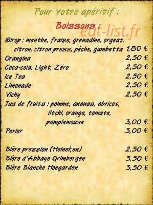 Aime Restauration — carte page 2