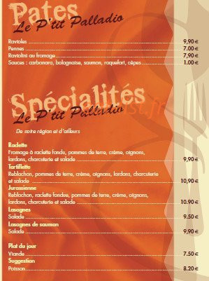 Aime Restauration — carte page 7