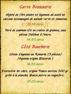 Aime Restauration — carte page 10