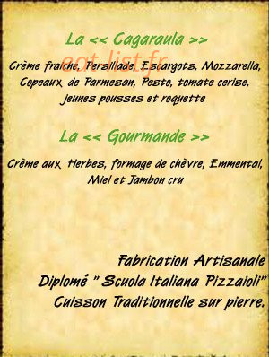 Aime Restauration — carte page 8