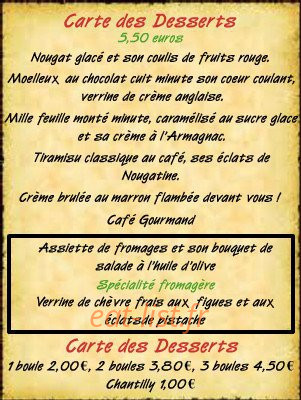 Aime Restauration — carte page 13