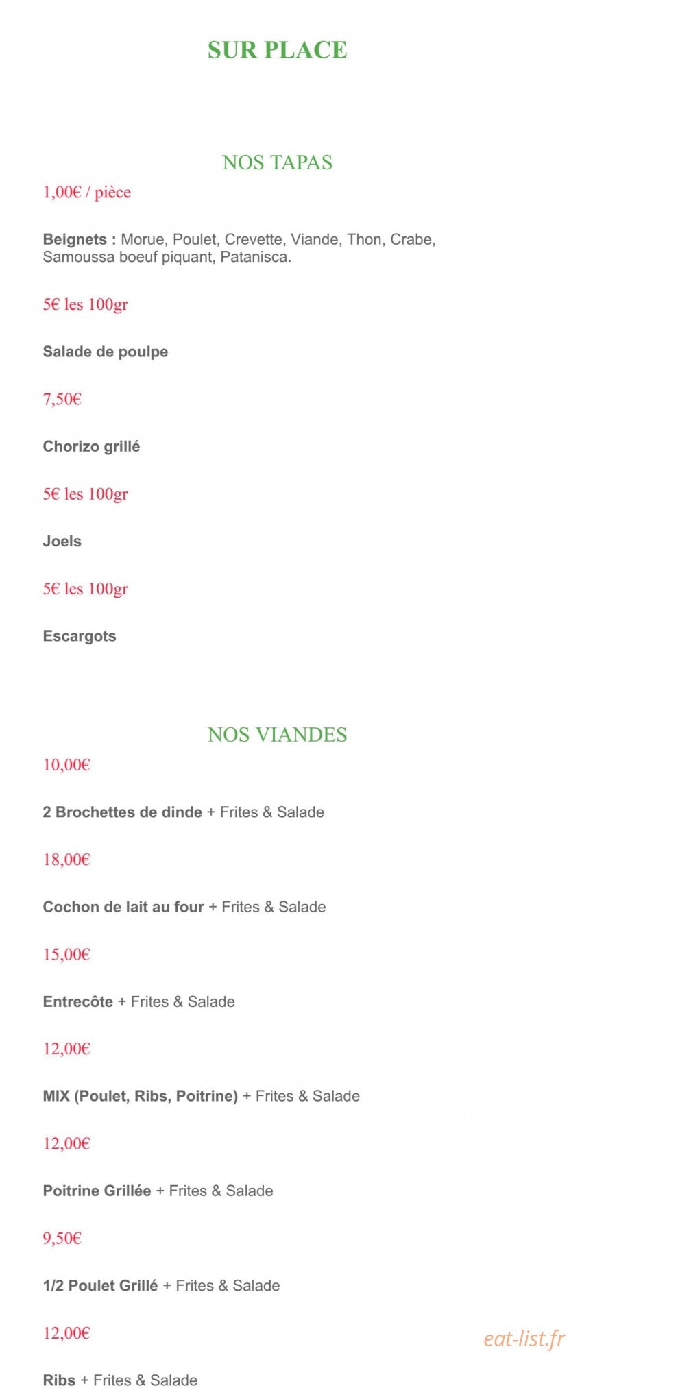 Le P'tit Galo — carte page 1