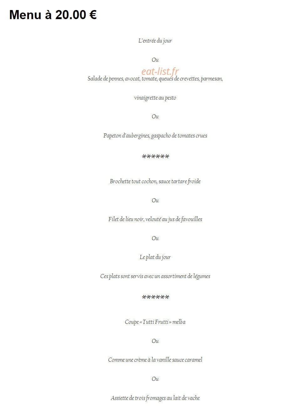 L'oronge — carte page 2