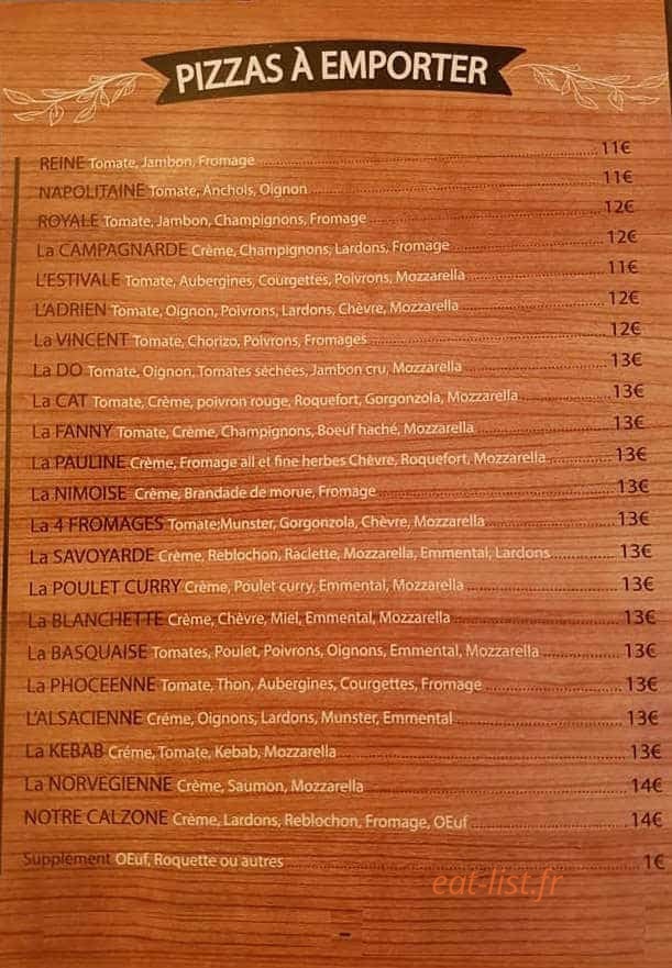 Cat & Do resto — carte page 2