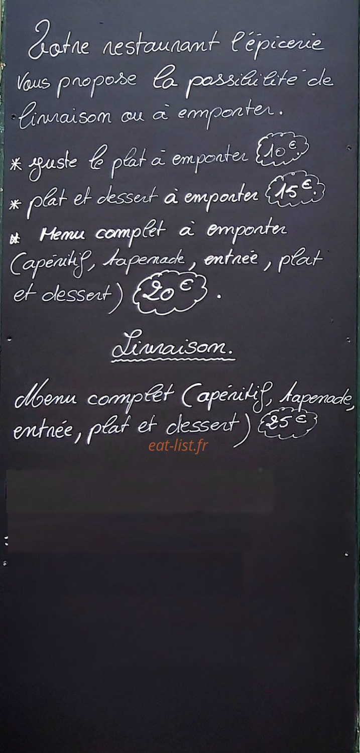 L'épicerie — carte page 2