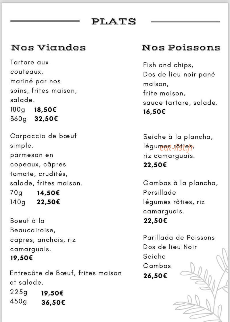 L’escale — carte page 1