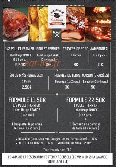 Chez Armand — carte page 2