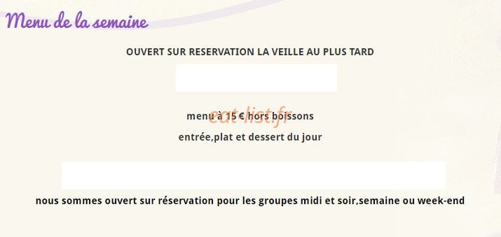 De la Graine à l' Assiette — carte page 2