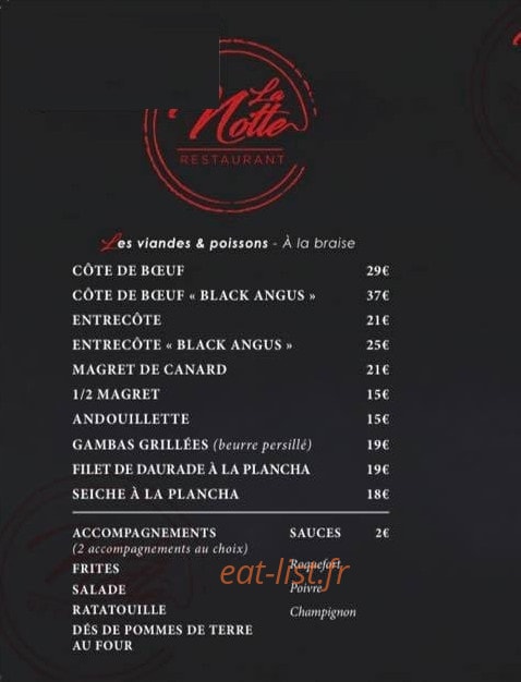 La Notte — carte page 3