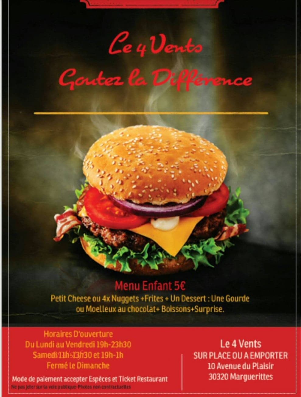 Le 4 Vents — carte page 1