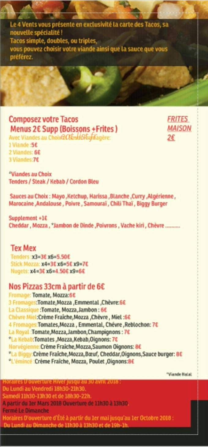 Le 4 Vents — carte page 3