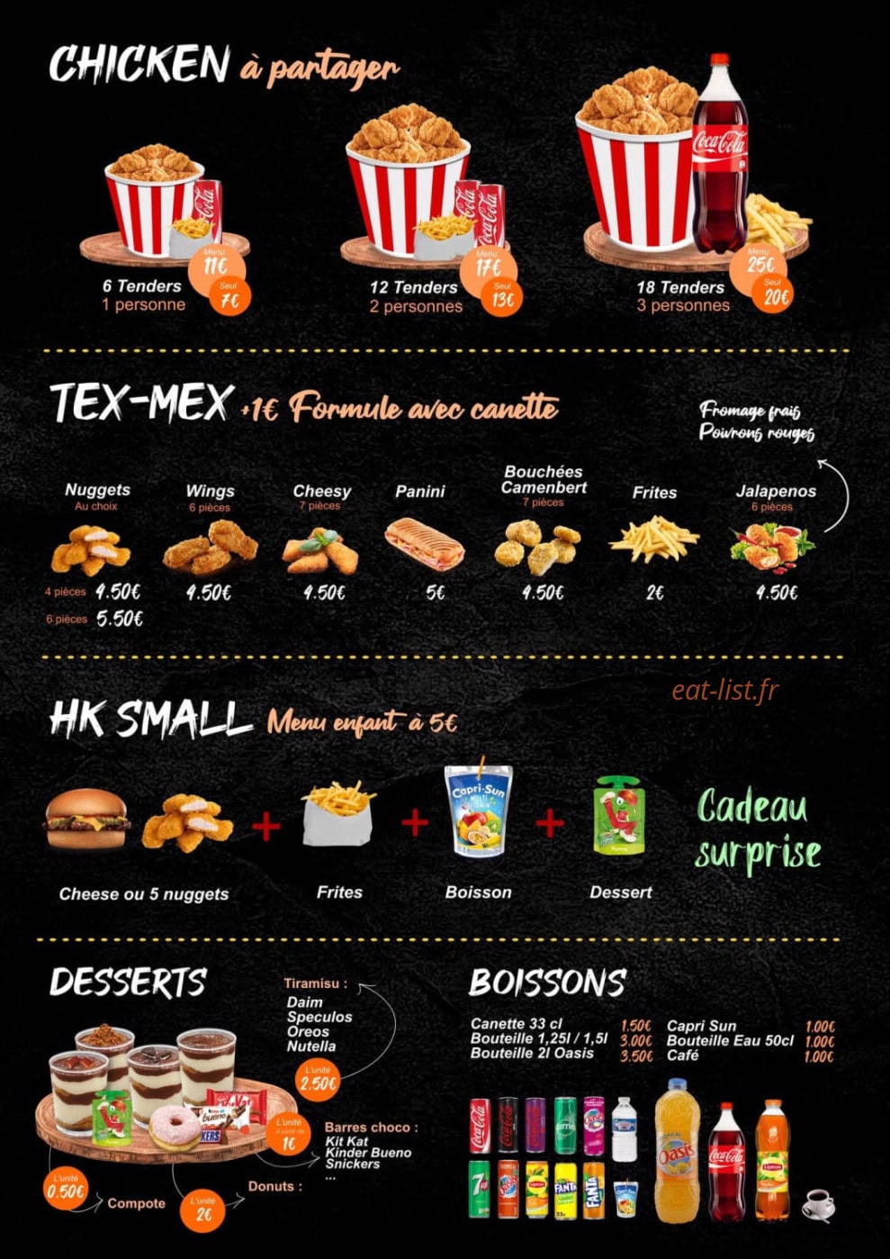 Le hk tacos — carte page 4