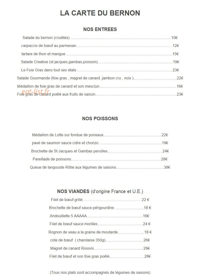 Le Bernon — carte page 4