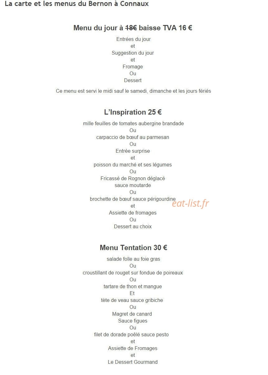 Le Bernon — carte page 1
