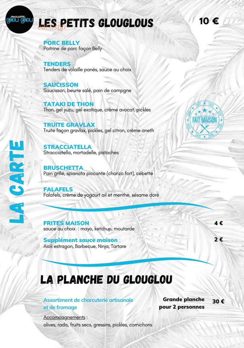 Paillote glouglou — carte page 3