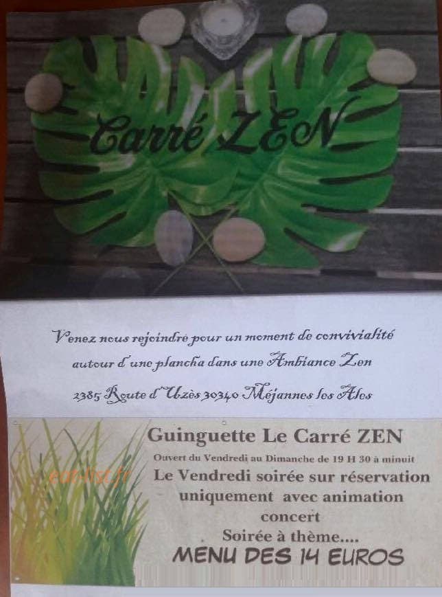 Carré Zen — carte page 1
