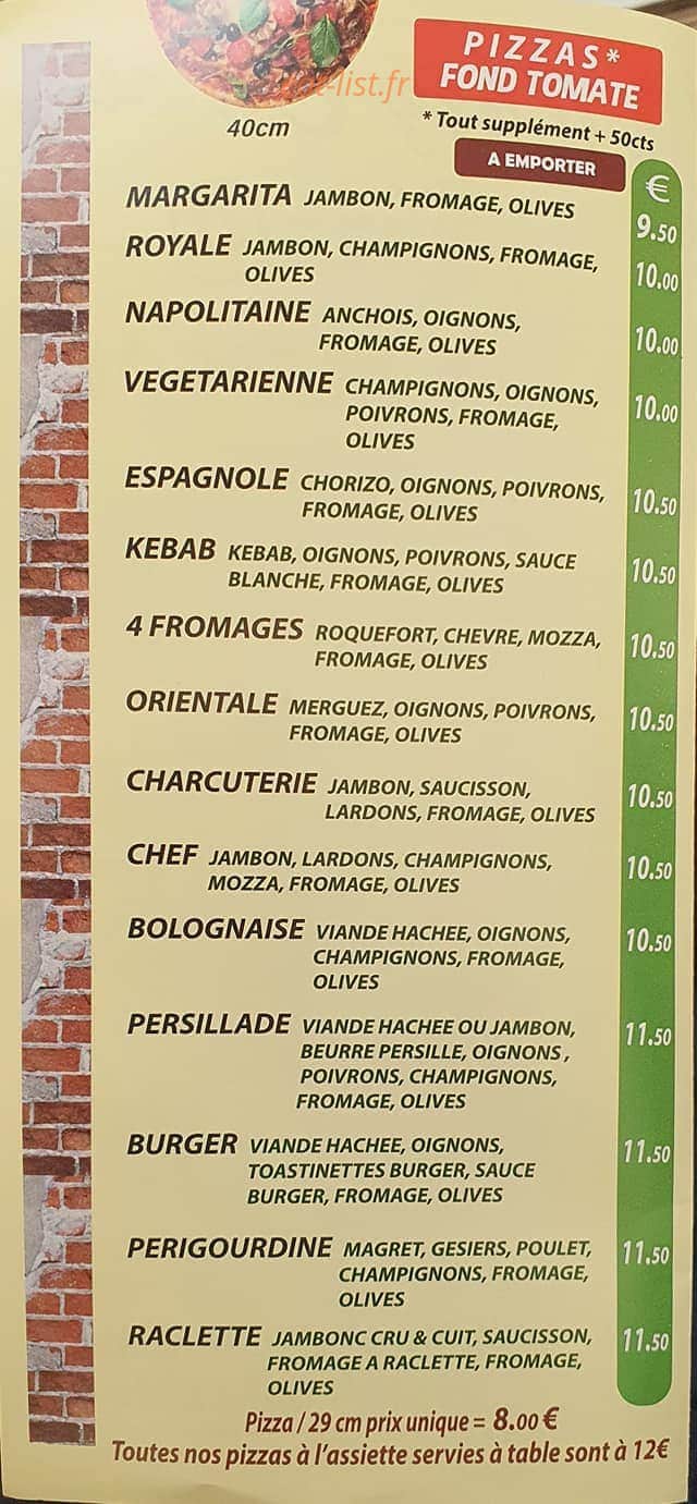Chez Carole — carte page 2