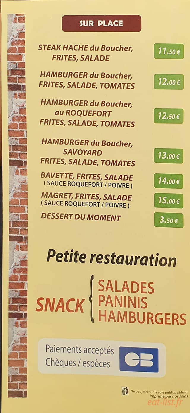 Chez Carole — carte page 5