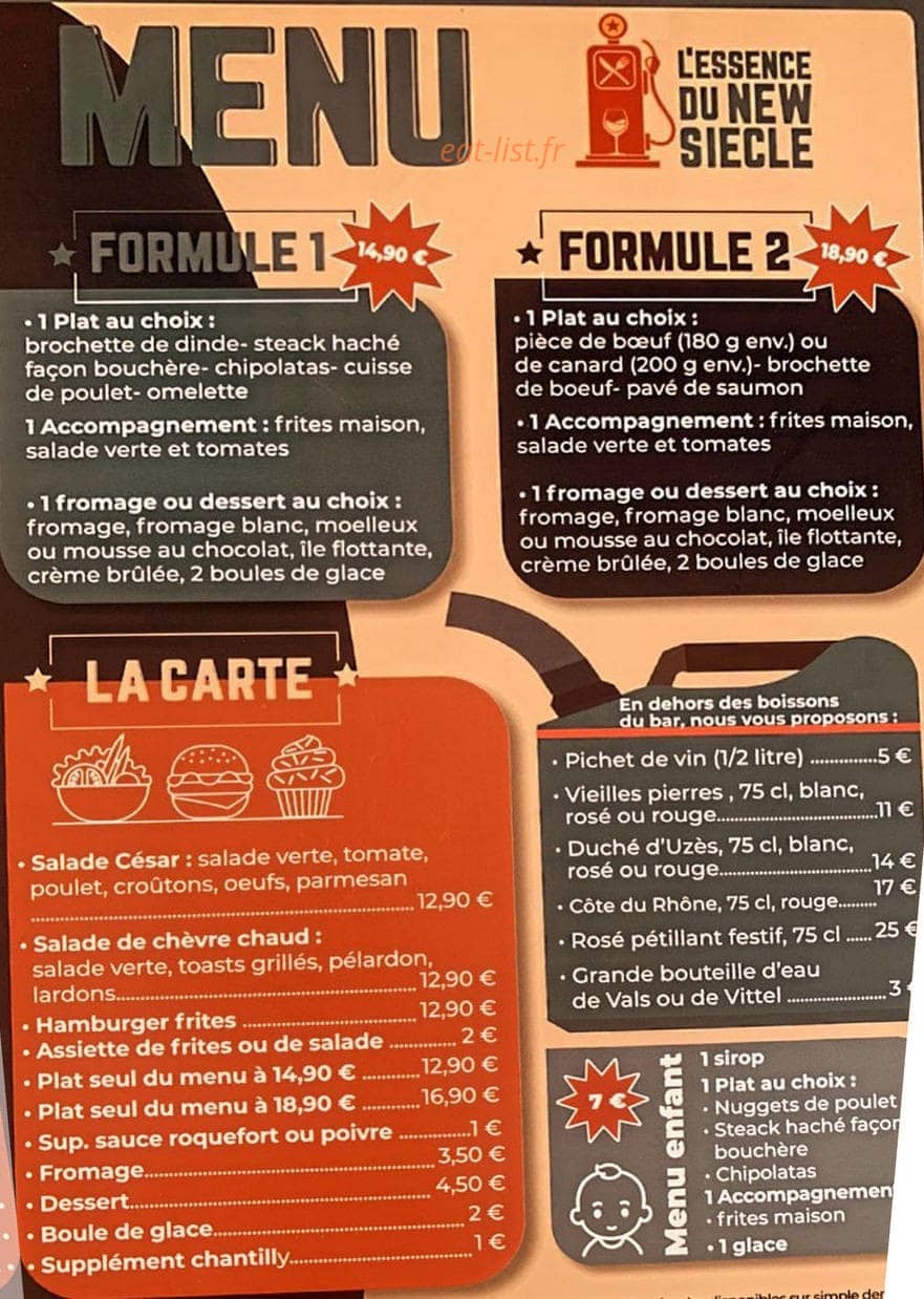 L'Essence du New Siècle — carte page 1