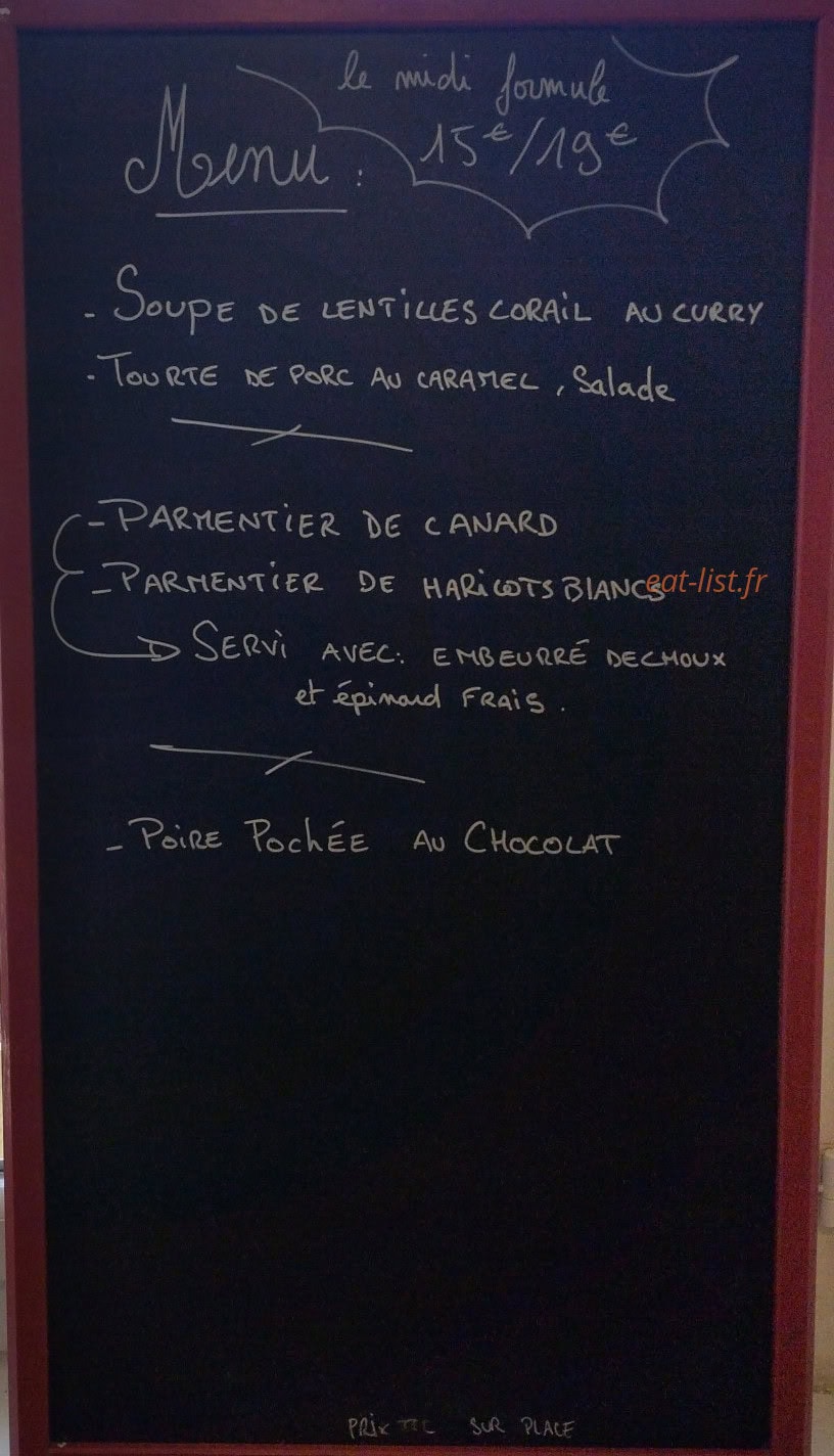 Carte et menu de Le Faitout De Canaules à Canaules et Argentieres — Le menu