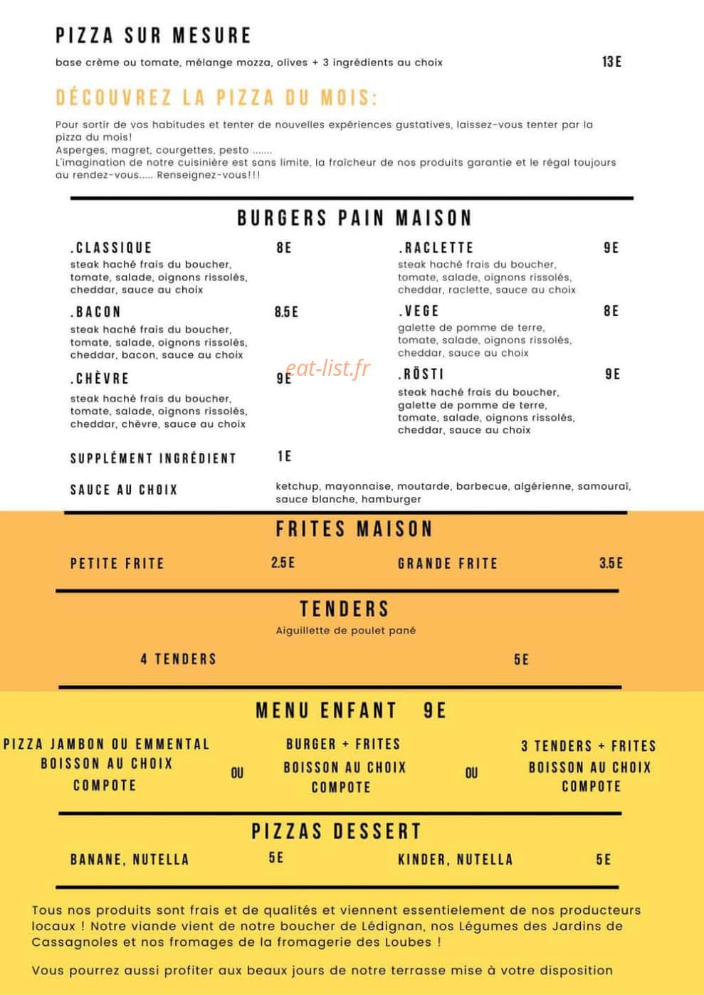 Pizz'agogo — carte page 2