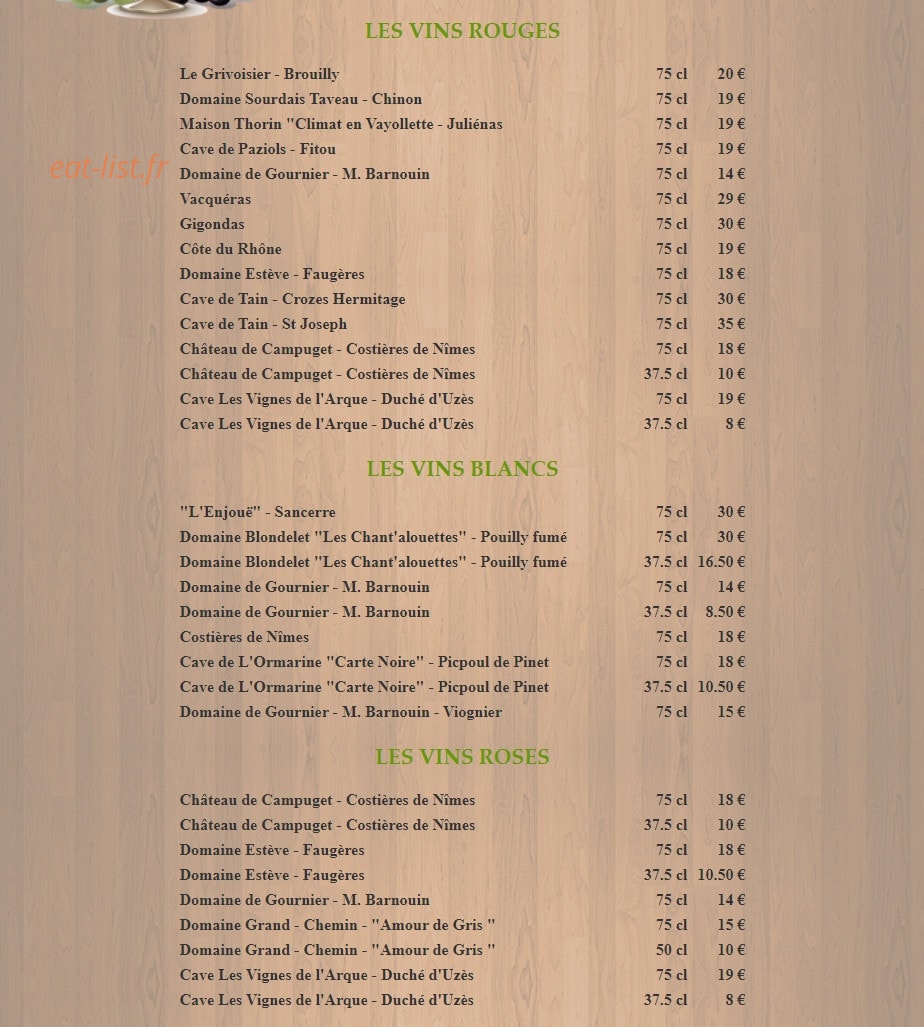 Les trois perdrix — carte page 5