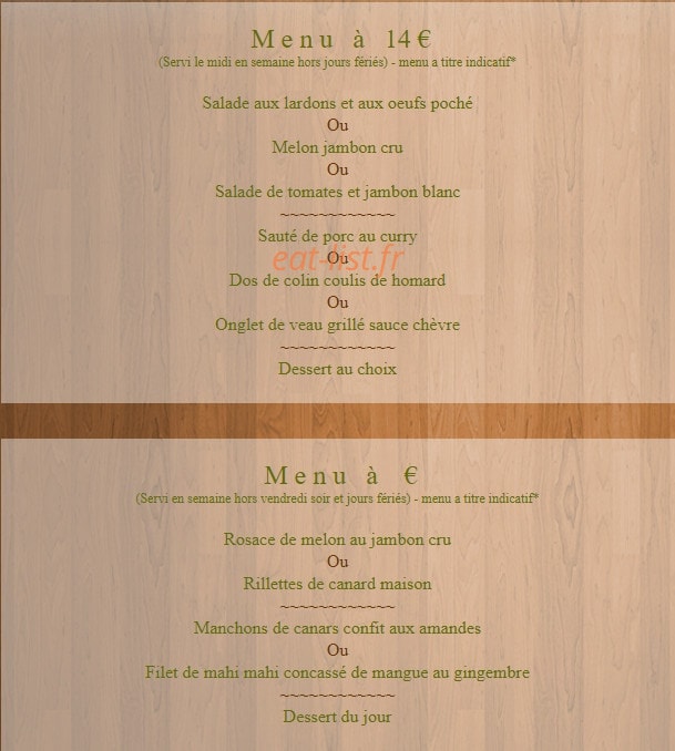 Les trois perdrix — carte page 1