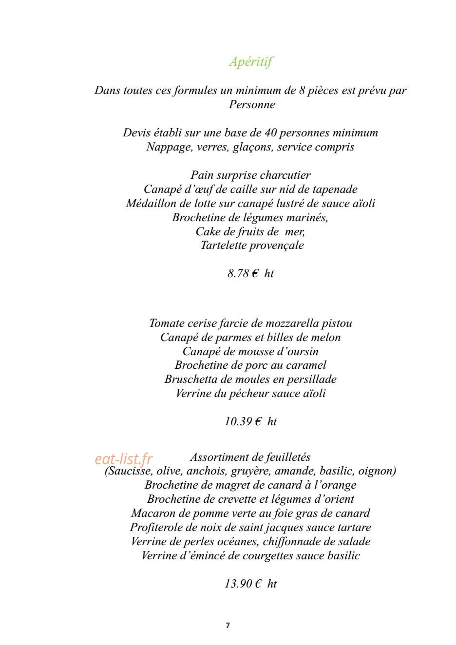 Le Paradis — carte page 1